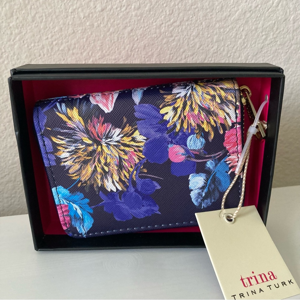Trina Turk Multicolor Floral Wallet